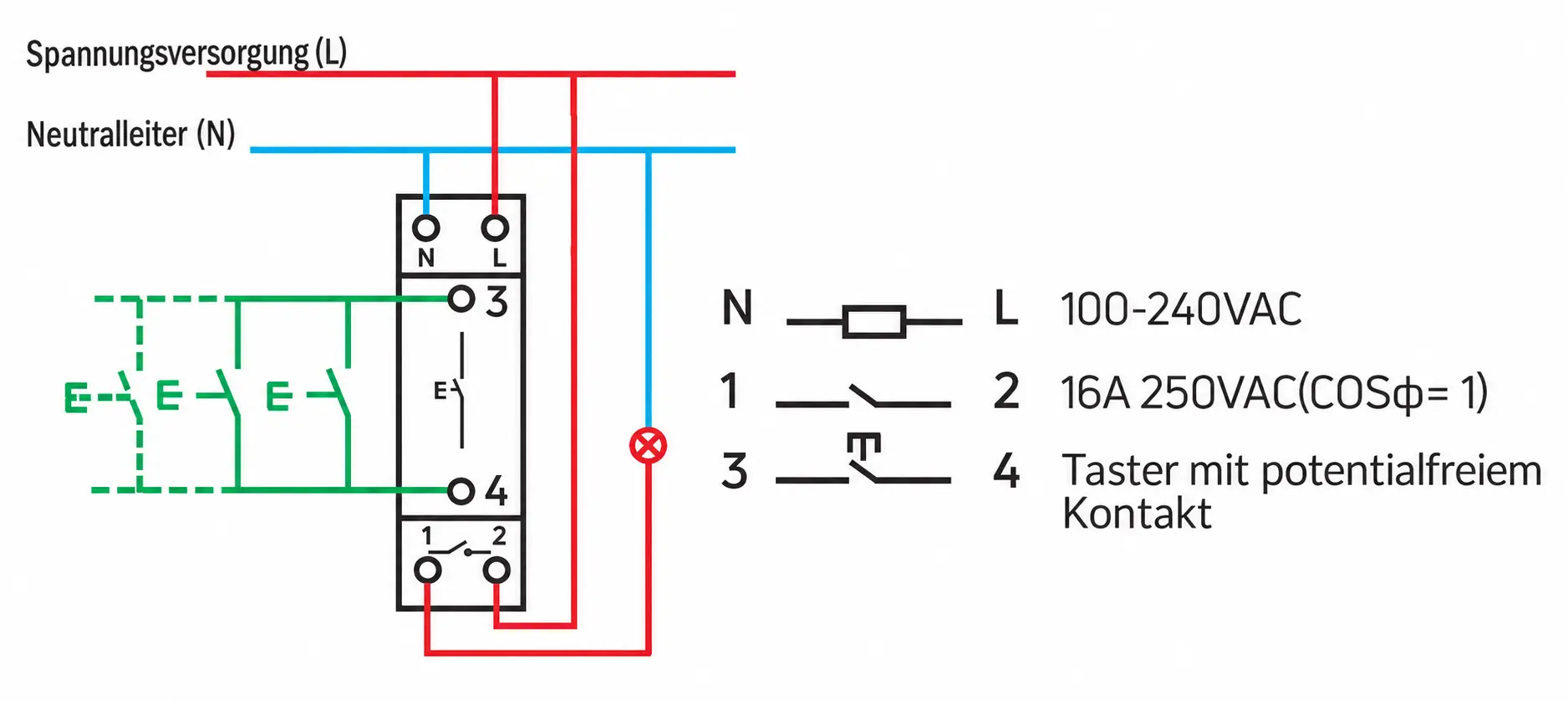ER116W wiring diagram