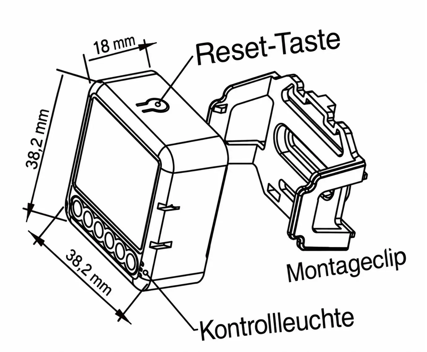 Abmessungen des GS-D2CH