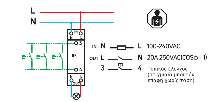 Διάγραμμα καλωδίωσης ER120WM