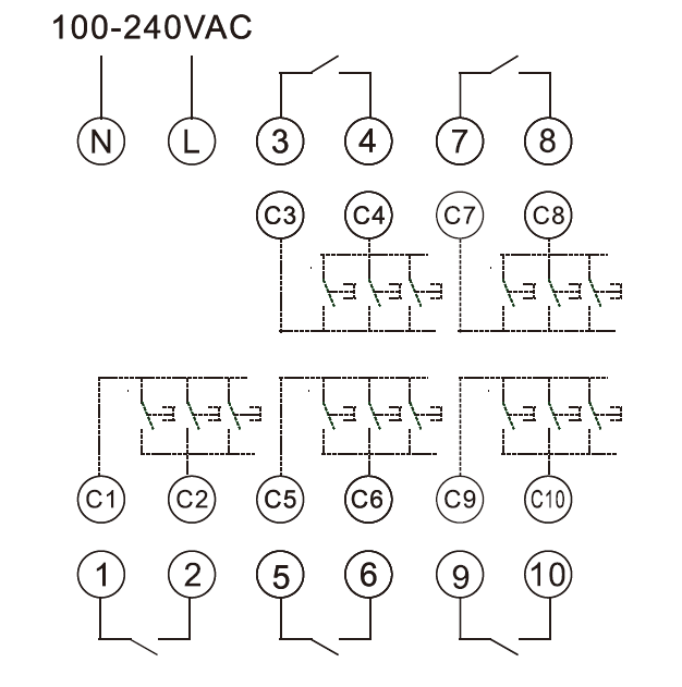 Διάγραμμα σύνδεσης ER516W