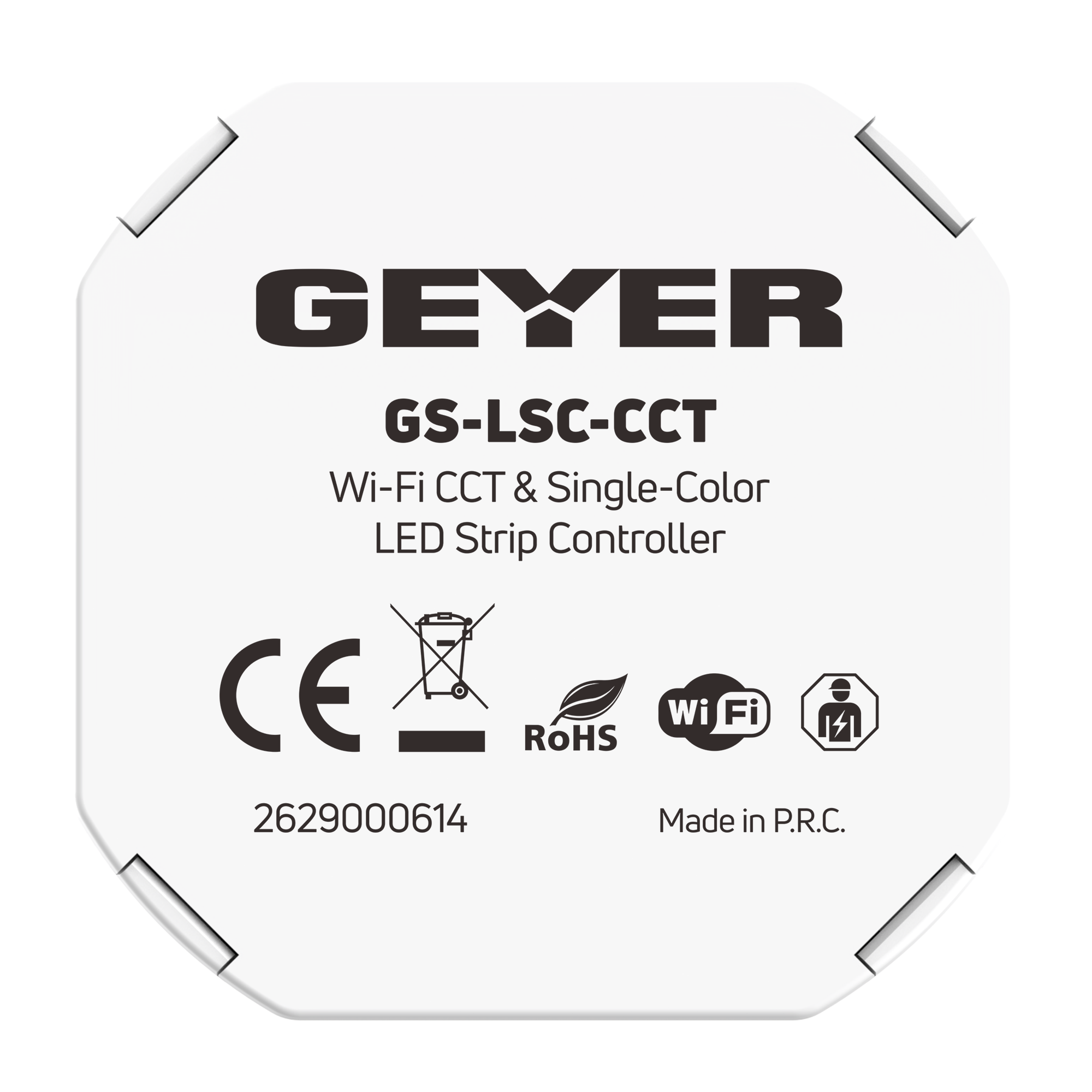 Rear view of the GEYER GS-LSC-CCT controller