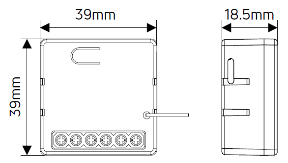 GS-SHUTTER dimensions